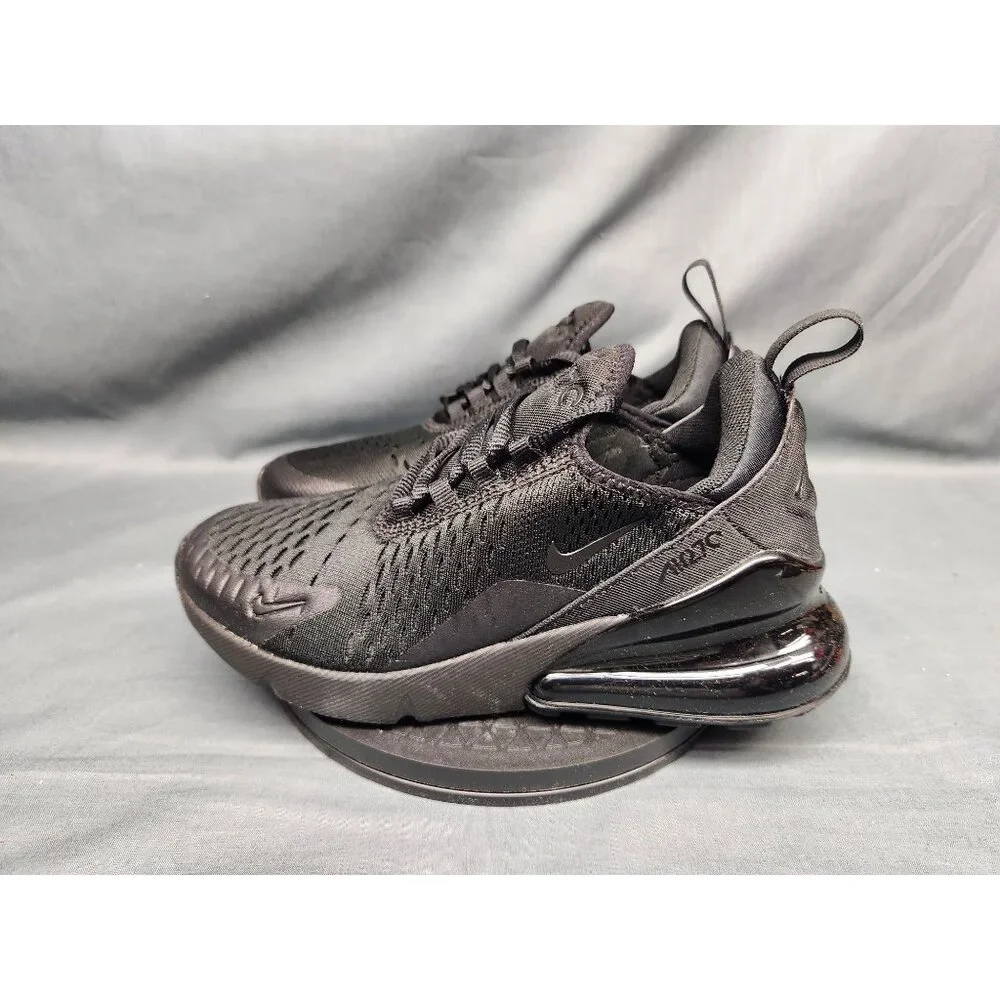 Nike Boys Air Max 270 (GS) Sneakers Mesh Triple Black Size 4Y NEW IN BOX! - Picture 5 of 12